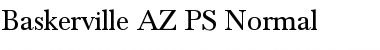 Baskerville_A.Z_PS Normal Font