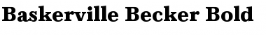 Download Baskerville Becker Font