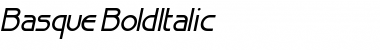 Basque BoldItalic Font