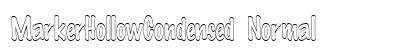 MarkerHollowCondensed Normal preview