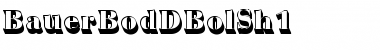 BauerBodDBolSh1 Regular Font