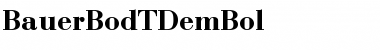 BauerBodTDemBol Regular Font