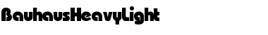 Bauhaus-Heavy Light Font