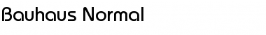 Bauhaus-Normal Regular Font