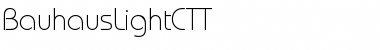 BauhausLightCTT Regular Font