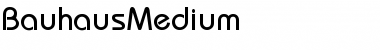 Download BauhausMedium Font