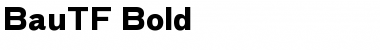 Download BauTF-Bold Font