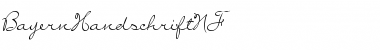 Download BayernHandschriftNF Font