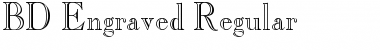 BD Engraved Regular Regular Font