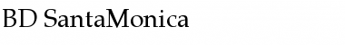 BD SantaMonica Font