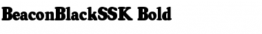 BeaconBlackSSK Bold Font