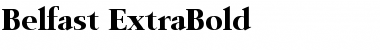 Belfast-ExtraBold Regular Font