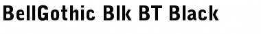 BellGothic Blk BT Black Font