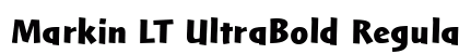 Markin LT UltraBold Regular preview