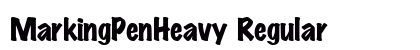 MarkingPenHeavy Regular Preview