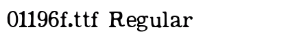 01196f.ttf Regular preview