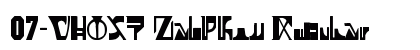 07-GHOST Zaiphon Regular preview