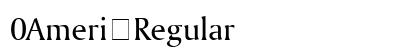 0Ameri Regular preview