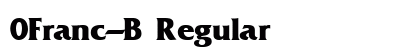 0Franc-B Regular preview