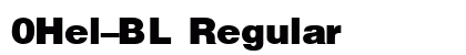 0Hel-BL Regular preview