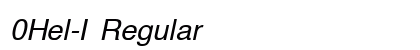 0Hel-I Regular preview