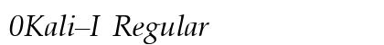 0Kali-I Regular preview