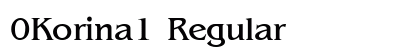 0Korina1 Regular preview