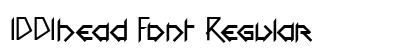 1001head Font Regular preview