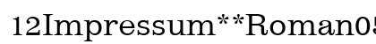 12Impressum**Roman05134 Roman preview