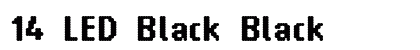 14 LED Black Black preview