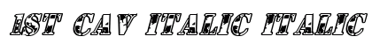 1st Cav Italic Italic preview