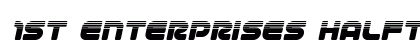1st Enterprises Halftone Italic Italic preview