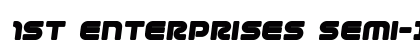 1st Enterprises Semi-Italic Italic preview