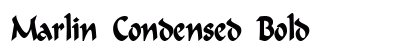 Marlin Condensed Bold preview