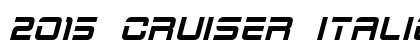 2015 Cruiser Italic preview