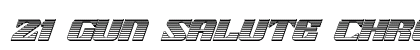 21 Gun Salute Chrome Italic Italic preview