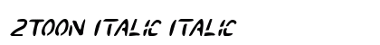 2Toon Italic Italic preview