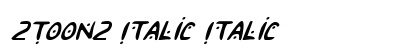 2Toon2 Italic Italic preview