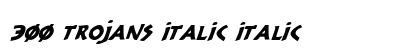 300 Trojans Italic Italic preview