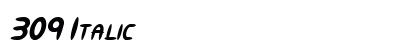 309 Italic preview