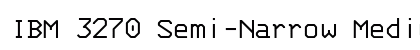 IBM 3270 Semi-Narrow Medium preview