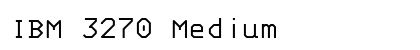 IBM 3270 Medium preview
