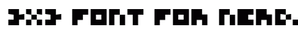 3x3 Font for Nerds Regular preview