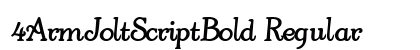 4ArmJoltScriptBold Regular preview