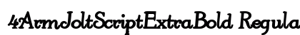 4ArmJoltScriptExtraBold Regular preview