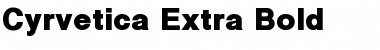 Cyrvetica Extra Bold Font