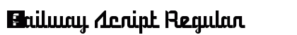 5Railway Script Regular preview
