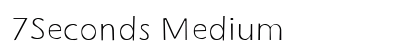 7Seconds Medium preview
