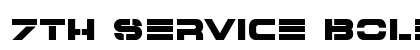 7th Service Bold Bold preview