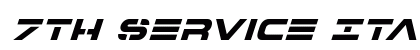 7th Service Italic Italic preview